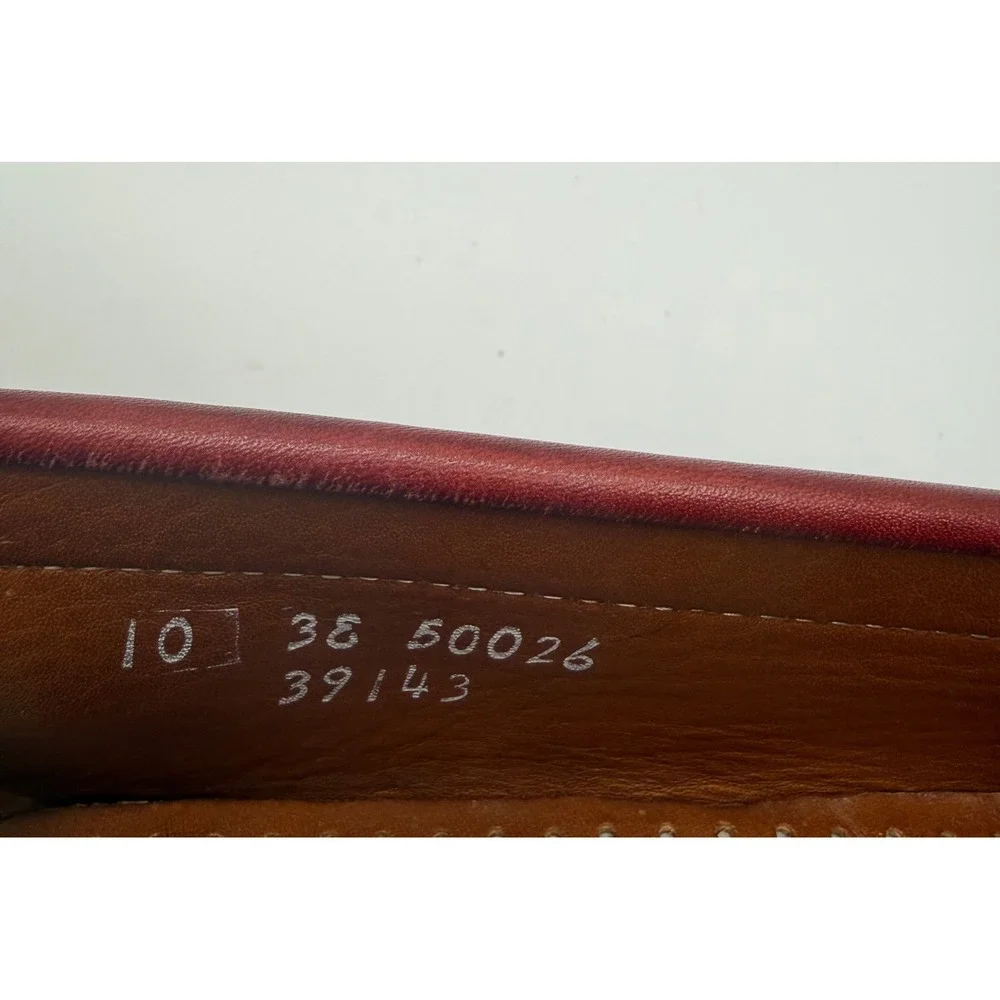 Allen Edmonds Cavanaugh Loafers 10 3E Penny‎ Dress Shoes Burgundy Leather 50026